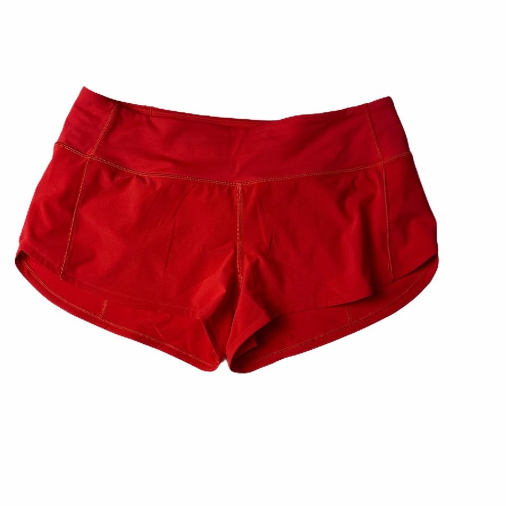 NWT Lululemon SPEED UP RED Size 6